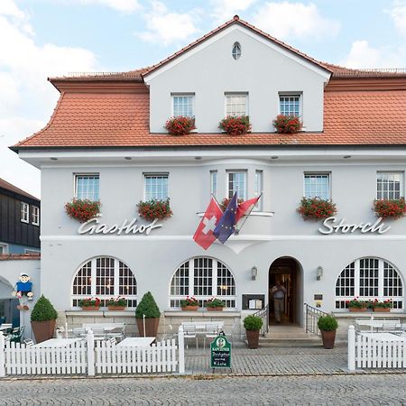 Hotel Gasthof Zum Storch シュリュッセルフェルト エクステリア 写真